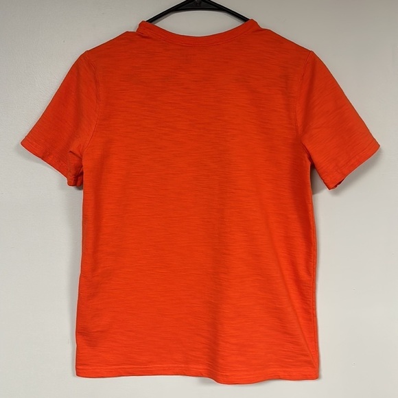 L.L. Bean Kid's Orange Cotton Bear & Mountain Tee Shirt , LIKE NEW LG 14/16 - Picture 4 of 6